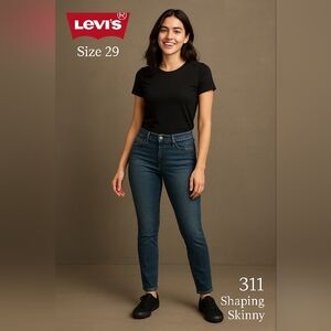 Levi's Women's Shaping Skinny Blue Jeans Size 29